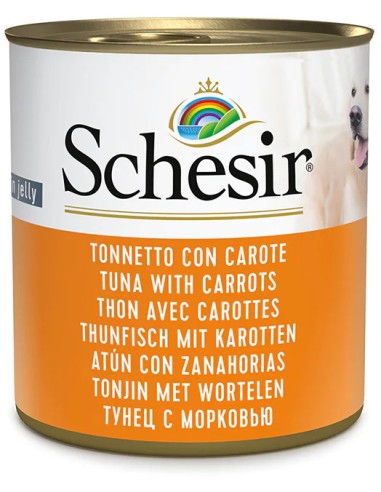 SCHESIR ATÚN Y ZANAHORIA EN GELATINA PARA PERROS (16 UNIDADES) - 16 X 285 GR 16 X 285 GR - 2