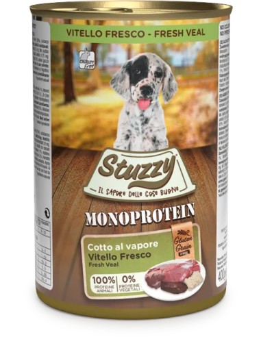 STUZZY PUPPY BUEY MONOPROTEICO PARA PERROS 6 X 400 GR 1 X 400 GR - 2
