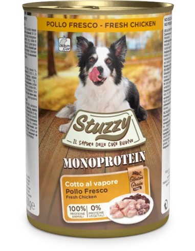STUZZY POLLO MONOPROTEICO PARA PERROS 6 X 400 GR 1 X 400 GR 6 X 800 GR - 2