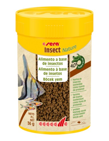 SERA INSECT NATURE 100 ML (36 GR)