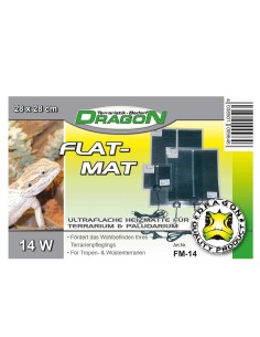 DRAGON TERRARISTIK MANTA CALEFACTORA EXTRAPLANA 5W (14X15CM) 14W (28X28CM) 20W (28X42CM) 28W (28X53CM) 45W (28X80CM) - 2