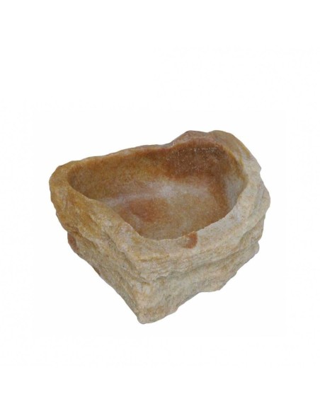 DRAGON TERRARISTIK CUENCO ESQUINA EN ROCA SAND STONE SAND STONE GRANITO GRANITO MEDIANO (150 ML) MEDIANO (150 ML) GRANDE ( - 3