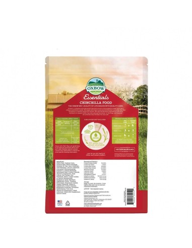 OXBOW ESSENTIALS CHINCHILLAS 1 36 KG 4 54 KG 11 340 KG - 3