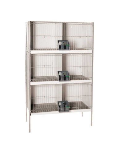 COPELE BATERÍA PALOMAS 3 PISOS 6 DEPARTAMENTOS RESPALDO ALAMBRE RESPALDO CHAPA - 2