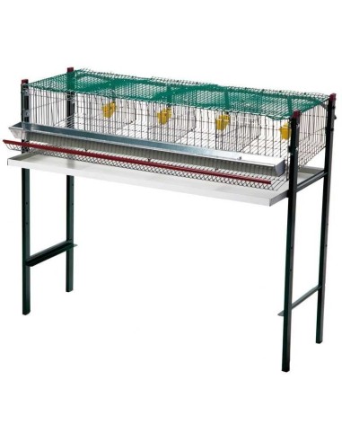 COPELE BATERÍA DE JAULAS PARA CODORNICES 4 DEPARTAMENTOS 