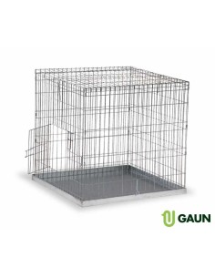 GAUN JAULA DE EXPOSICIÓN PARA AVES GRANDE 82X82X80 CM - 2