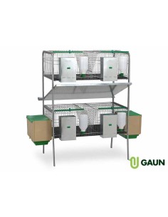 GAUN JAULA CONEJOS LAGUNA 2 PISOS