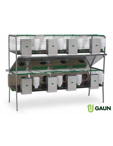 GAUN JAULA CONEJOS SILLEDA 2 PISOS 8 - 2