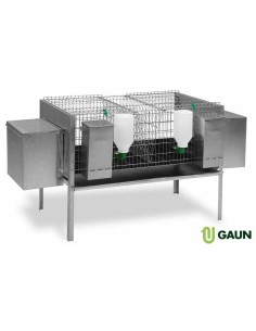 GAUN JAULA CONEJOS EUROPA 2 NIDOS - 2