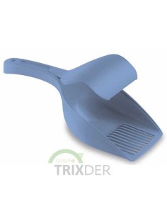 TRIXIE PALA MULTIUSOS DOBLE AZUL PASTEL 12.5X11X27.5 CM - 2