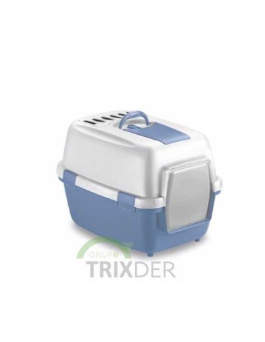 TRIXIE WC GATOS WIVA CAT BLANCO/AZUL PASTEL 40X40X55 CM - 2