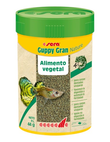 SERA GUPPY GRAN NATURE 100 ML (44 GR) - 2
