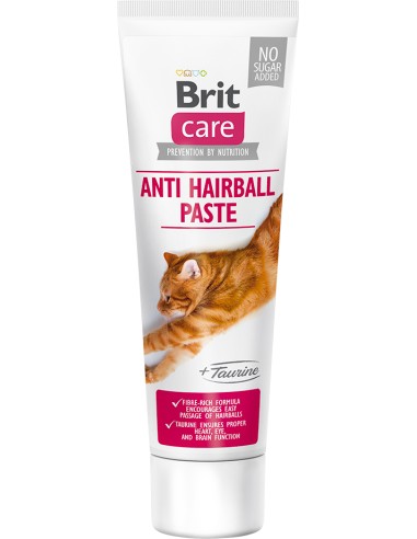 BRIT CARE CAT PASTE ANTI HAIRBALL WITH TAURINE - 100 GR 100 GR