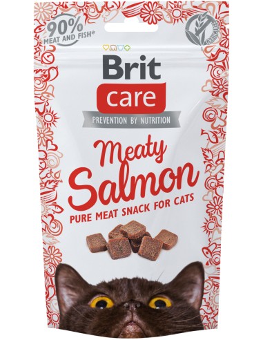 BRIT CARE CAT SNACK MEATY SALMON - 50 GR 50 GR