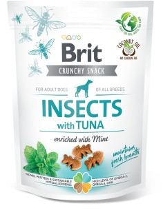BRIT CARE DOG CRUNCHY CRACKER INSECT TUNA MINT - 200 GR 200 GR - 2