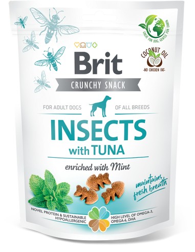 BRIT CARE DOG CRUNCHY CRACKER INSECT TUNA MINT - 200 GR 200 GR - 2