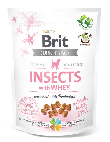 BRIT CARE DOG CRUNCHY CRACKER INSECT WHEY PROBIOTICS - 200 GR 200 GR - 2