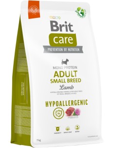 BRIT CARE DOG HYPOALLERGENIC ADULT SMALL BREED 3 KG 1 KG 7 KG - 2
