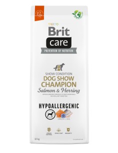 BRIT CARE DOG HYPOALLERGENIC DOG SHOW CHAMPION 3 KG 12 KG 1 KG - 2