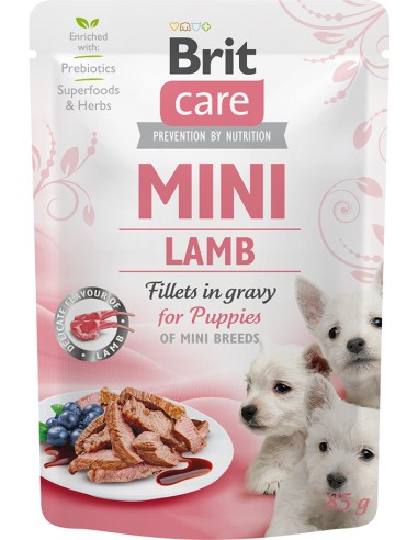 BRIT CARE MINI PUPPY LAMB FILLETS GRAVY - 85 GR 85 GR - 2