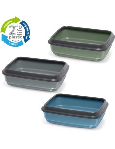 IMAC BANDEJA HIGIENICA GATO JERRY SECOND LIFE - 50 X 40 X 14,5 CM GRIS 50 X 40 X 14 5 CM - 2 2