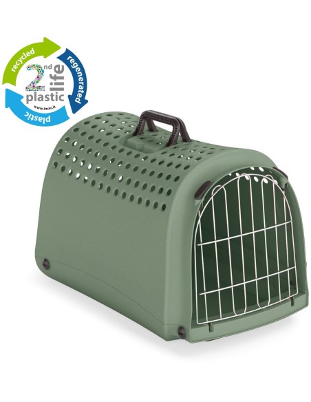 IMAC TRANSPORTIN LINUS SECOND LIFE - 52,5 X 32 X 34,5 CM VERDE 52 5 X 32 X 34 5 CM - 2