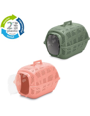 IMAC TRANSPORTÍN CARRY SPORT SECOND LIFE - 50,5 X 44,5 X 35 CM VERDE CORAL 50 5 X 44 5 X 35 CM 50 5 X 44 5 X 35 CM - 2