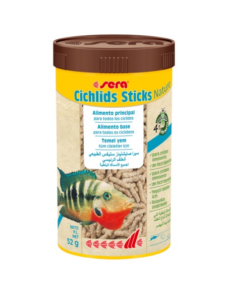 SERA CICHLIDS STICKS NATURE 250 ML (52 GR) - 2