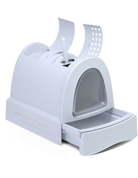 IMAC CASETA HIGIENICA GATO ZUMA - 57 X 43,5 X 73 CM TURQUESA 57 X 43 5 X 73 CM - 2