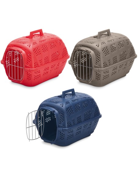 IMAC TRANSPORTÍN CARRY SPORT METAL - 50,5 X 44,5 X 35 CM GRIS ROJO AZUL 50 5 X 44 5 X 35 CM 50 5 X 44 5 X 35 CM 50 5 X 44  - 2