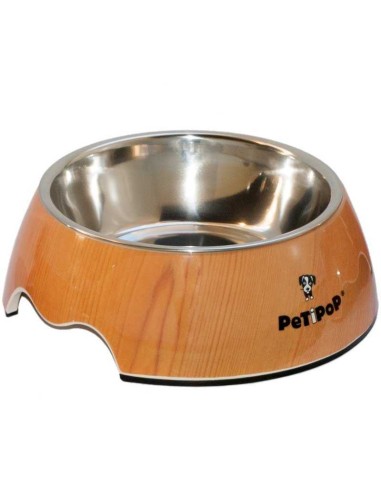 PETIPOP COMEDERO / BEBEDERO MELANINA / INOX - 5