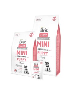 BRIT CARE MINI GRAIN FREE PUPPY LAMB 2 KG 400 GR 7 KG - 2