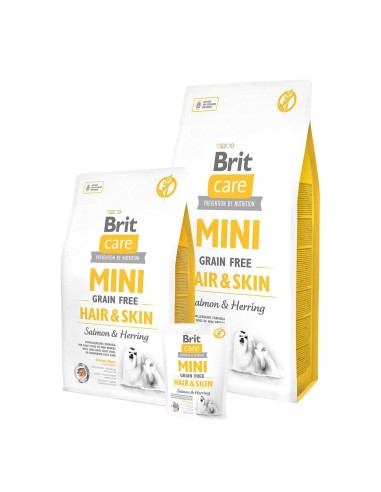 BRIT CARE MINI GRAIN FREE HAIR & SKIN 2 KG 400 GR 7 KG - 2