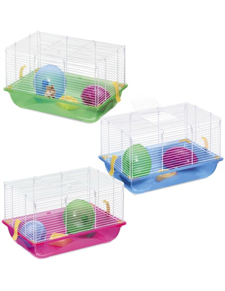 IMAC JAULA HÁMSTER CRICETI 2 MIX COLOR - 45 X 30,5 X 29 CM 45 X 30 5 X 29 CM - 5