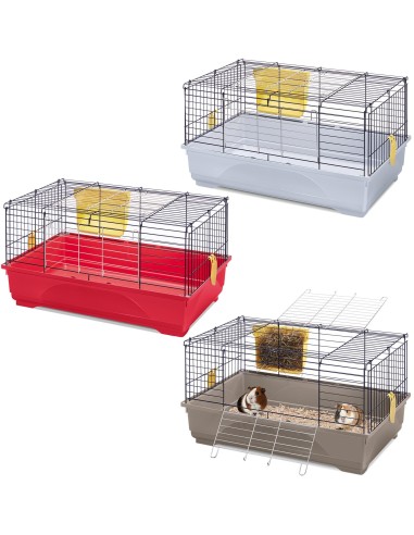 IMAC JAULA ROEDORES EASY 80 MIX COLOR - 80 X 48,5 X 42 CM 80 X 48 5 X 42 CM - 5