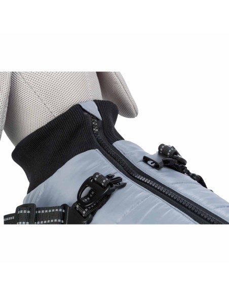 TRIXIE ABRIGO PONTIS GRIS CON ARNÉS XS (30 CM) S (40 CM) M (45 CM) S (33 CM) S (36 CM) XXS (24 CM) XS (27 CM) - 5