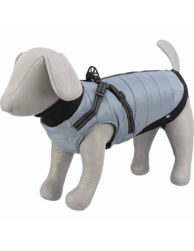 TRIXIE ABRIGO PONTIS GRIS CON ARNÉS XS (30 CM) S (40 CM) M (45 CM) S (33 CM) S (36 CM) XXS (24 CM) XS (27 CM) - 8