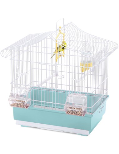 IMAC JAULA PÁJAROS AVA - 42 X 26 X 42 CM TURQUESA 42 X 26 X 42 CM - 2