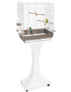 IMAC JAULA PAJAROS CAMILLA BLANCA - 50 X 30 X 56-127 CM 50 X 30 X 56-127 CM - 2