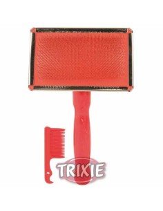 TRIXIE CARDA BLANDA CON PEINE 11 X 14 CM 9 X 13 CM - 2 2
