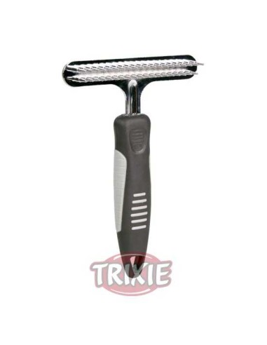 TRIXIE RASTRILLO METÁLICO 2 FILAS FINO FINO (11 X 15 CM) - 2