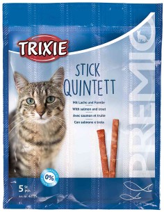 TRIXIE PREMIO QUADRO-STICKS SALMÓN Y TRUCHA - 5 X 5 GR 5 X 5 GR - 2
