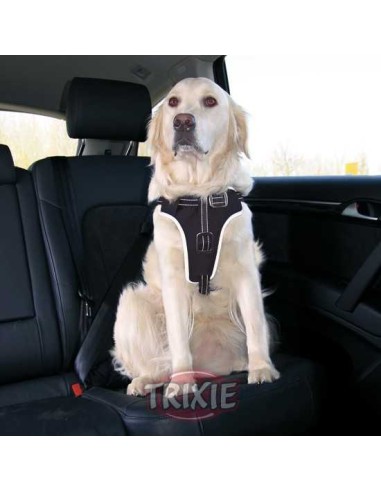 TRIXIE ARNÉS SEGURIDAD DOG PROTECT NEGRO NEGRO NEGRO M (50-65 CM / 20 MM) L (65-80 CM / 25 MM) XL (80-100 CM / 25 MM) - 2