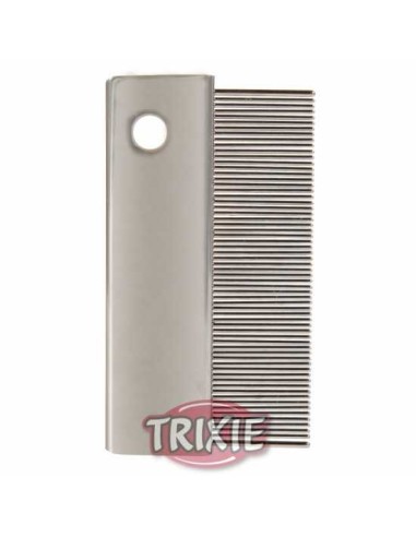 TRIXIE PEINE QUITAPARÁSITOS METÁLICO DOBLE CARA 6 CM - 2