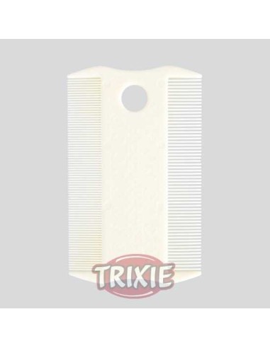 TRIXIE PEINE QUITAPARÁSITOS DE PLÁSTICO DOBLE CARA 9 CM - 2