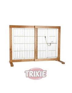 TRIXIE BARRERA EXTENSIBLE DE MADERA CON PUERTA 61-103 X 75 X 40 CM - 2