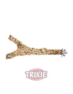 TRIXIE PERCHA CON MIJO Y FRUTAS Ø15 MM / 20 CM - 2
