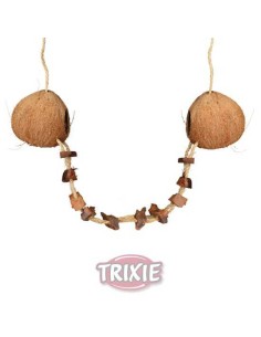 TRIXIE CASITA DE COCO PARA HÁMSTERS DOBLE Ø13 X 100 CM - 2