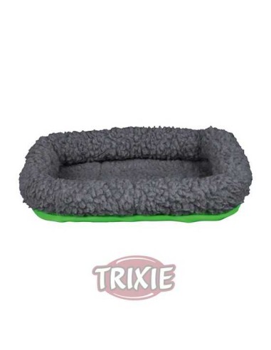 TRIXIE CAMA SUAVE PARA COBAYAS GRIS / VERDE 30 X 22 CM - 2