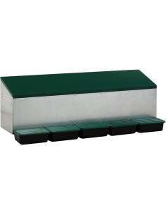 GAUN PONEDERO EXTERIOR CON CUBETA - 5 DEPARTAMENTOS 